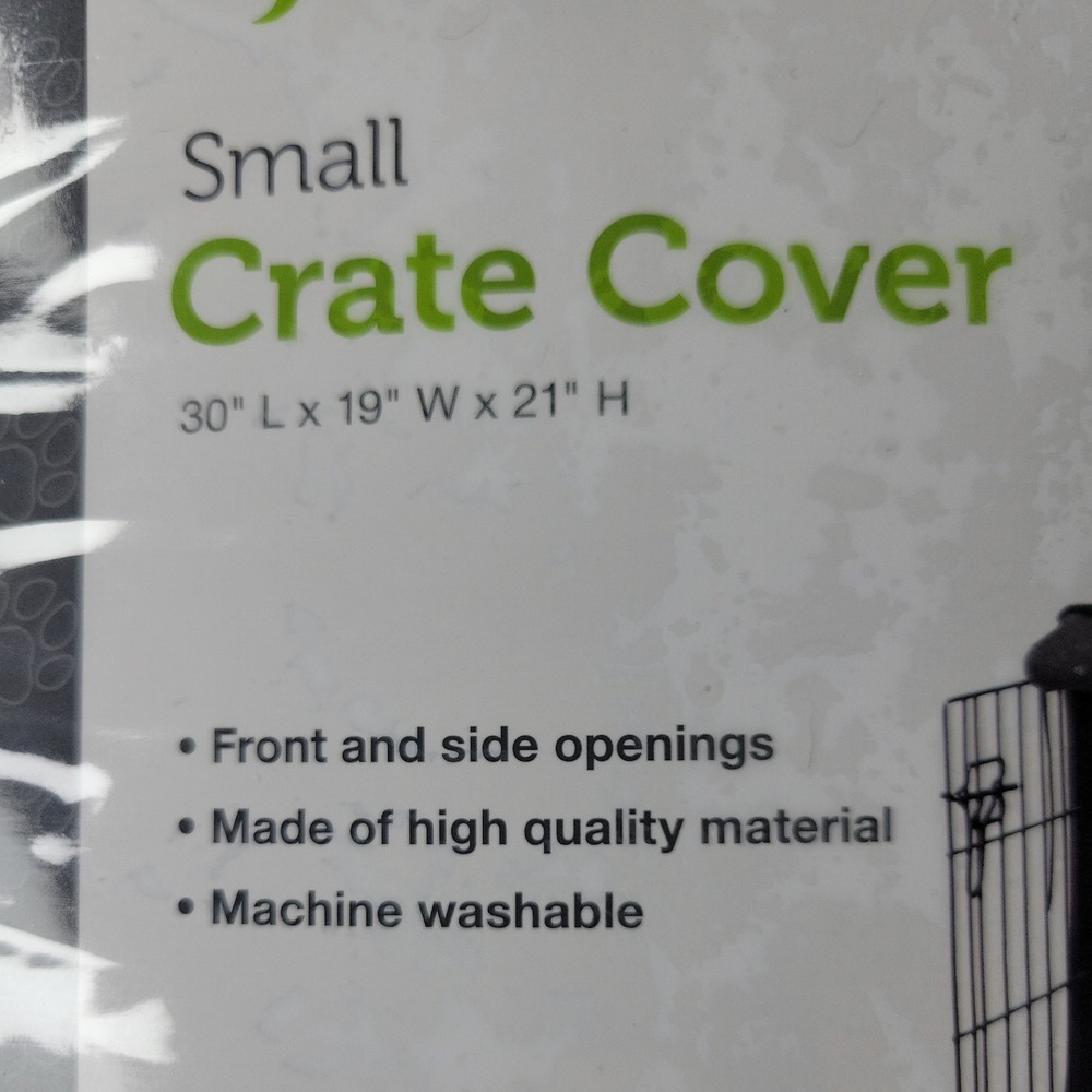 Metal Dog Crate Cover 30.5"L x 19.5"W x 21"H Dark Grey Friends Forever EUC - Picture 4 of 8